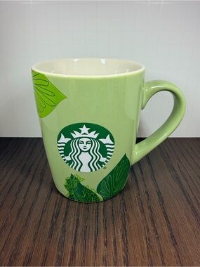 Starbucks 2021 Release Light Green Leaf Ceramic Mug